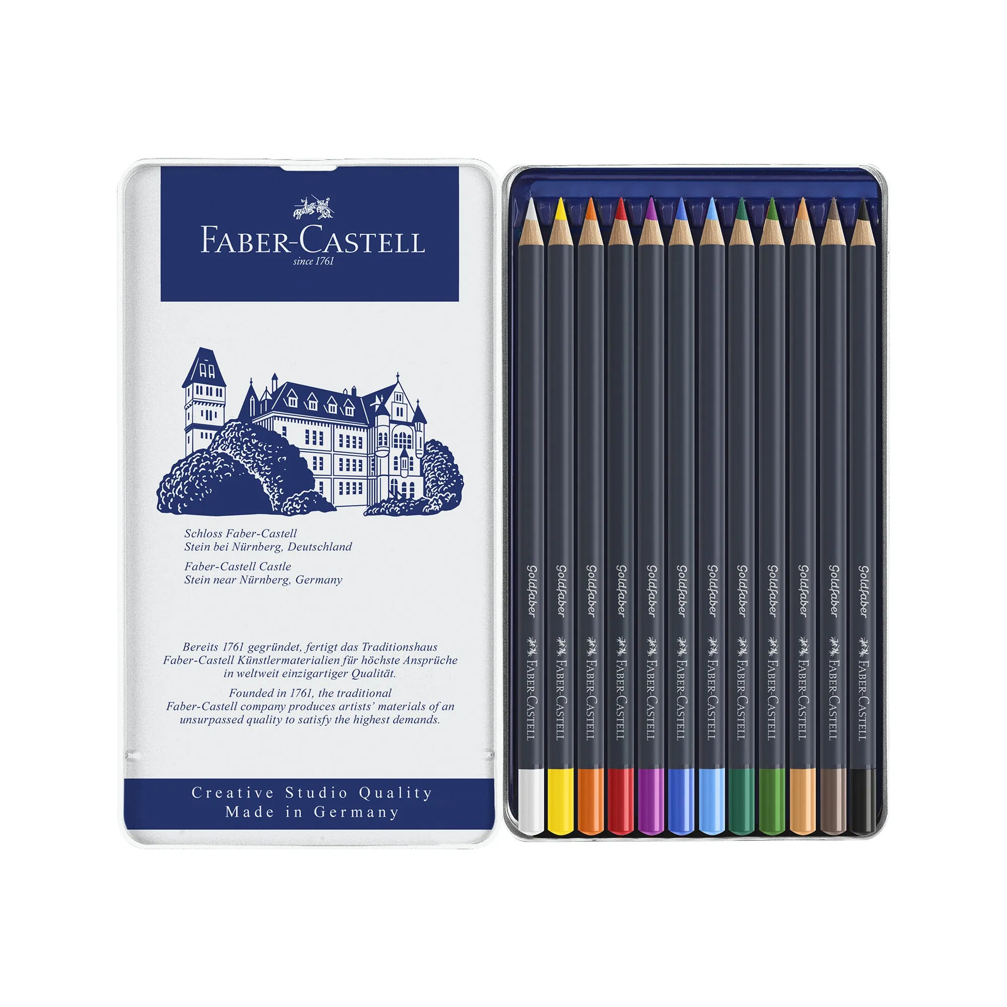 12-Pack Goldfaber Coloured Pencils
