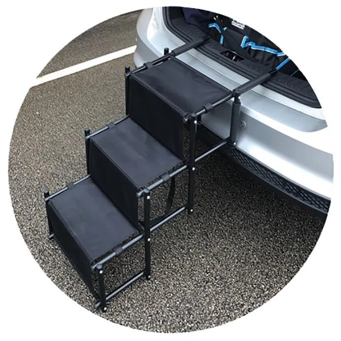 4 Tier Step Dog Animal Disability Car step Aid High Quality Suitable For 45kg