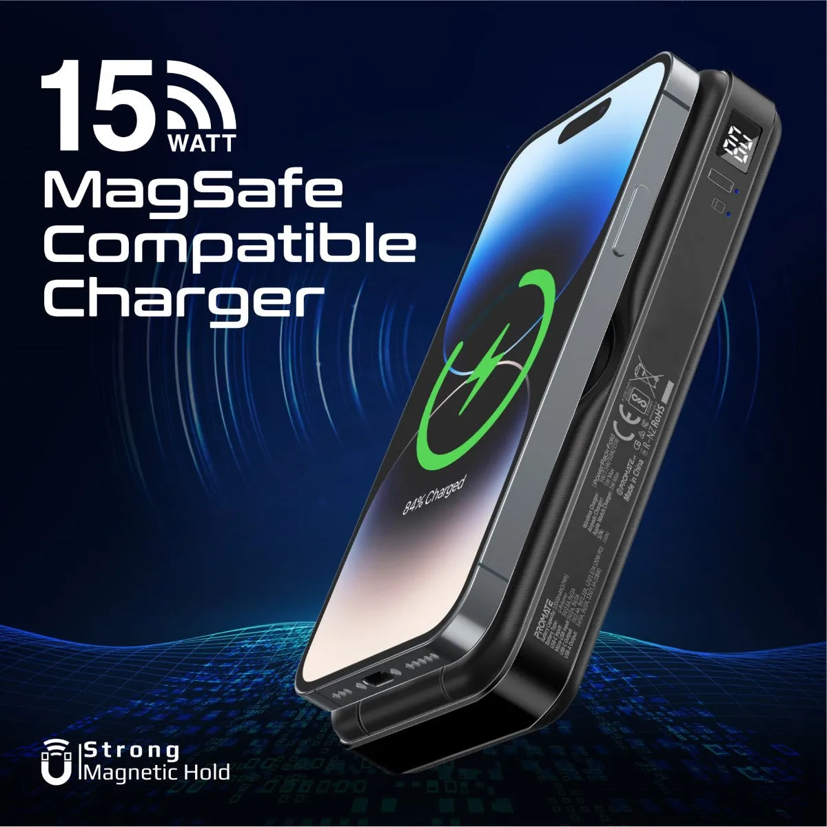 5-in-1 Foldable MagSafe Compatible Wireless Charging Power Bank