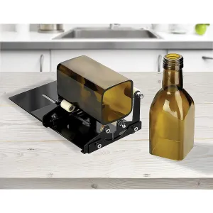 Adjustable Glass Bottle Cutter, Stainless Iron, 6.5-16cm