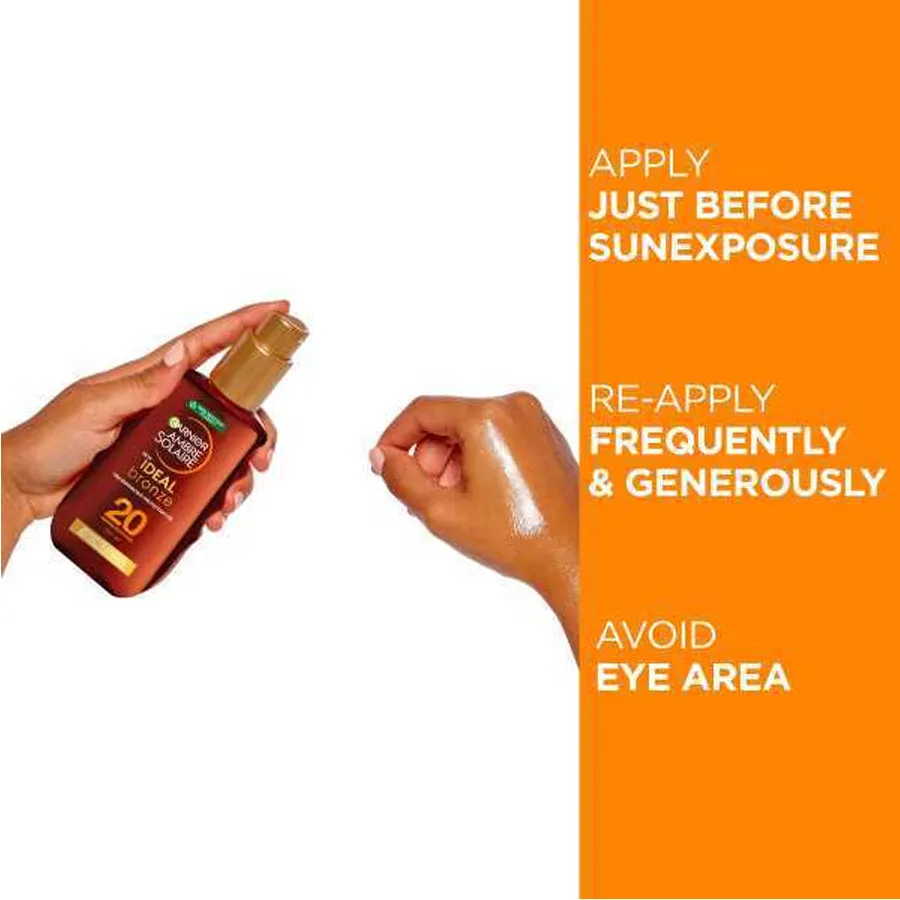 Ambre Solaire Ideal Bronze Protective Oil Spray SPF 20  150ml