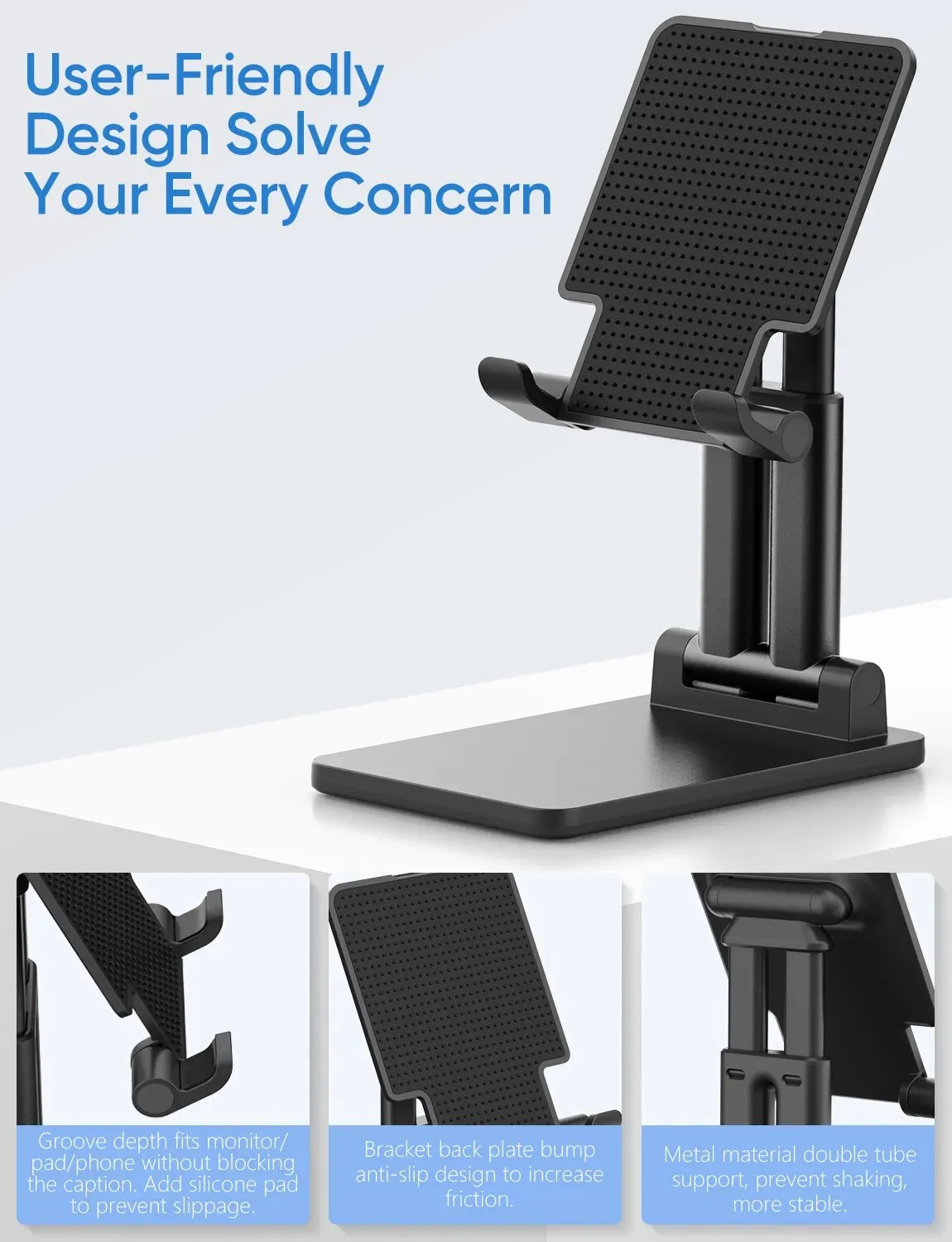Arzopa Tablet Stand, Adjustable & Foldable Sturdy Portable Monitor Stand  ipad & Tablets
