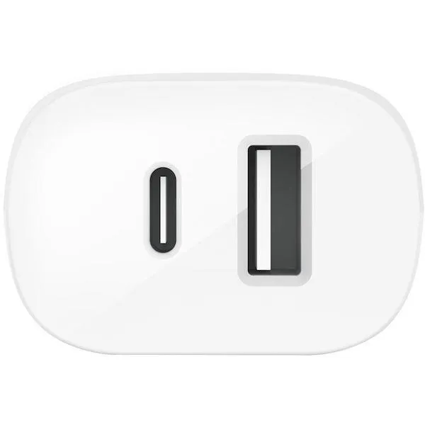 Belkin Wall Charger 20W USB-C, 12W USB-A