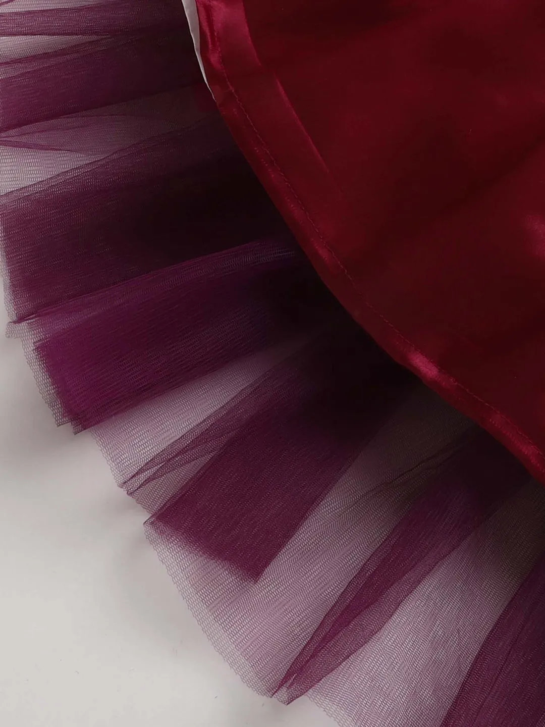 Berry Layered Party  Frock