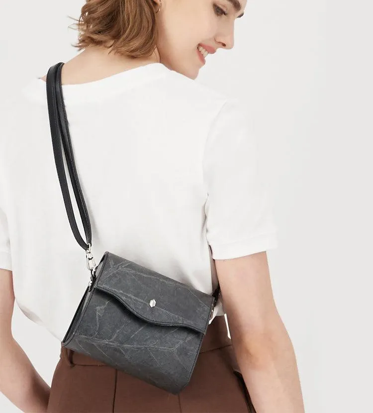 Box Vegan Crossbody Bag