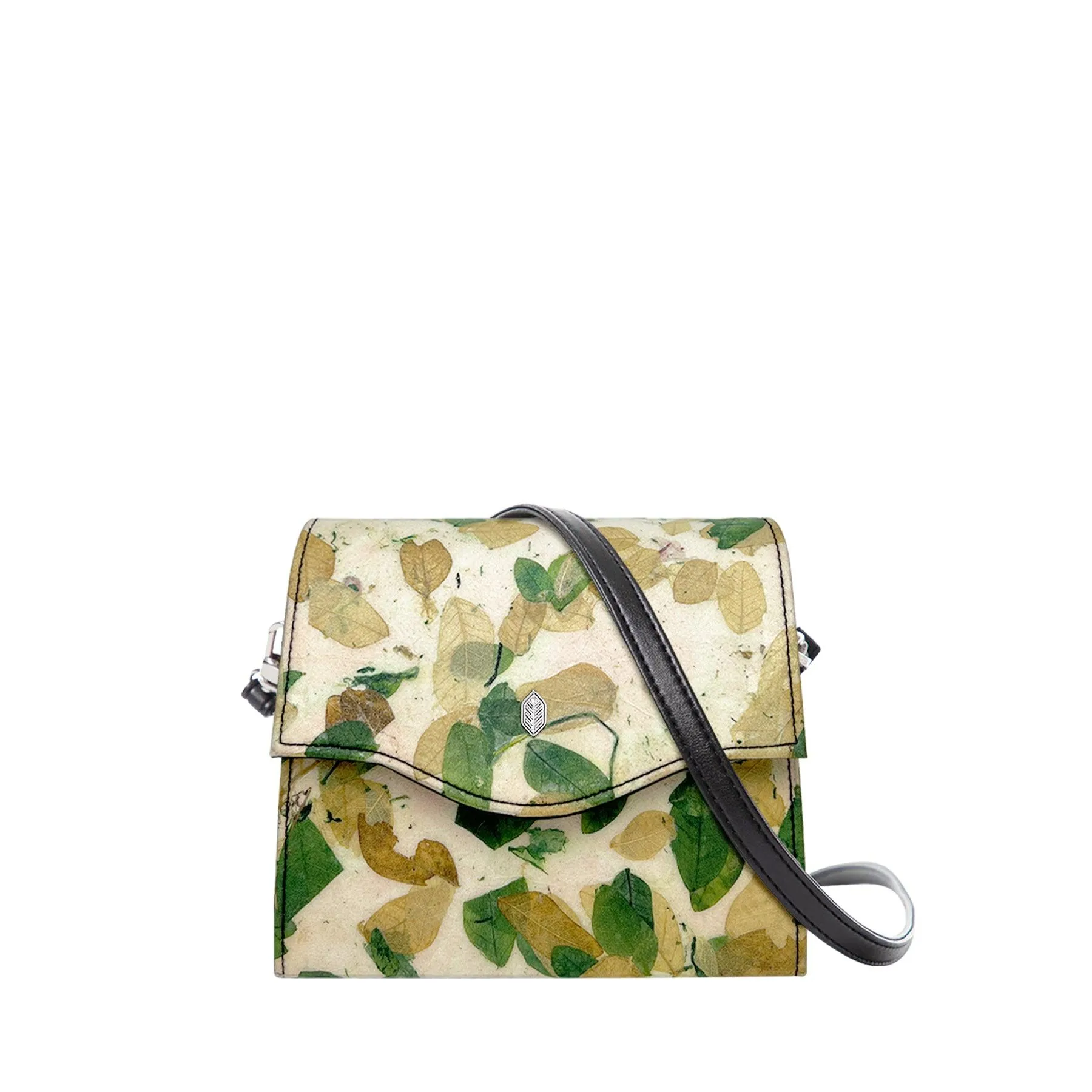 Box Vegan Crossbody Bag