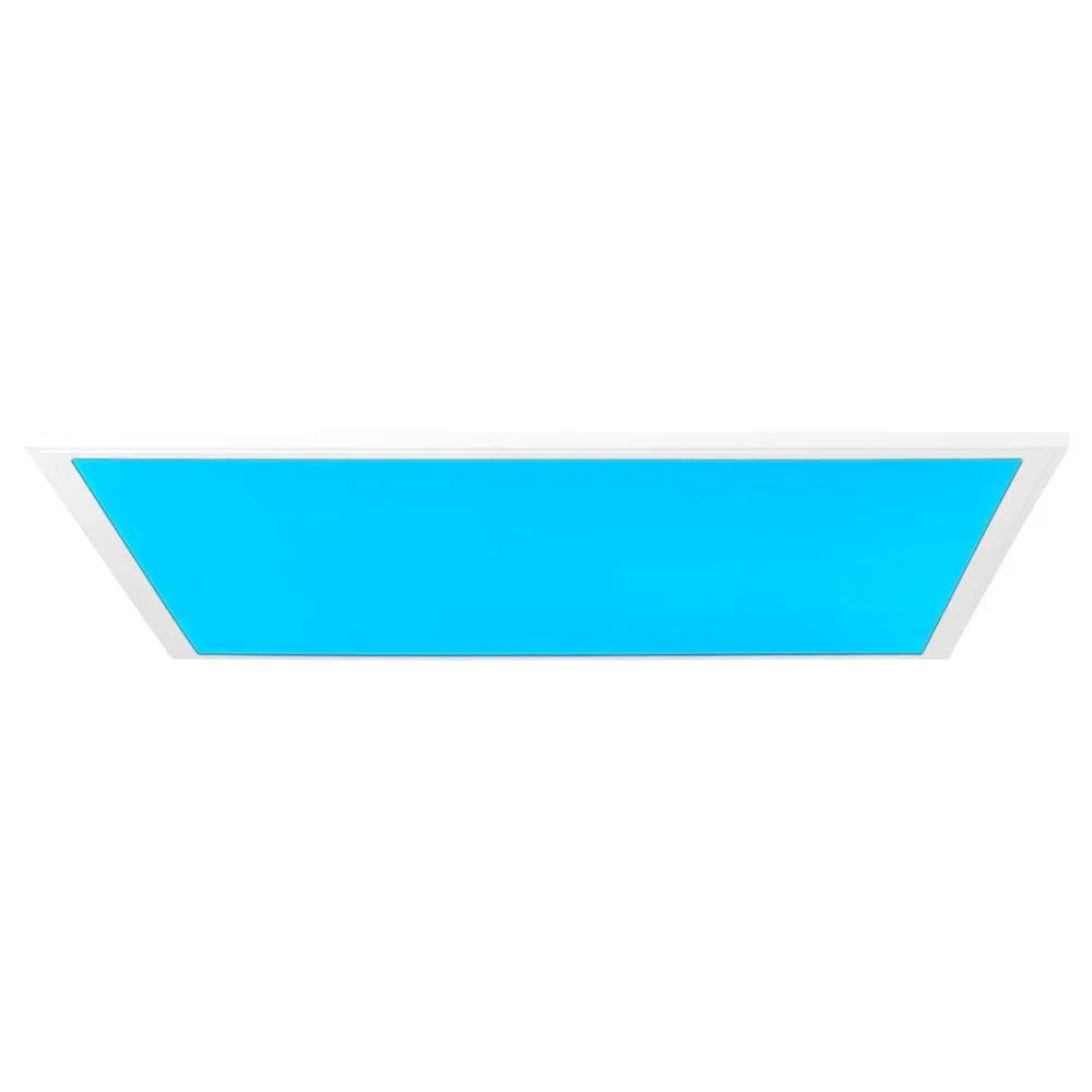 Brilliant 1 Light 40W Abie LED Square Ceiling Panel - White | G90319/05