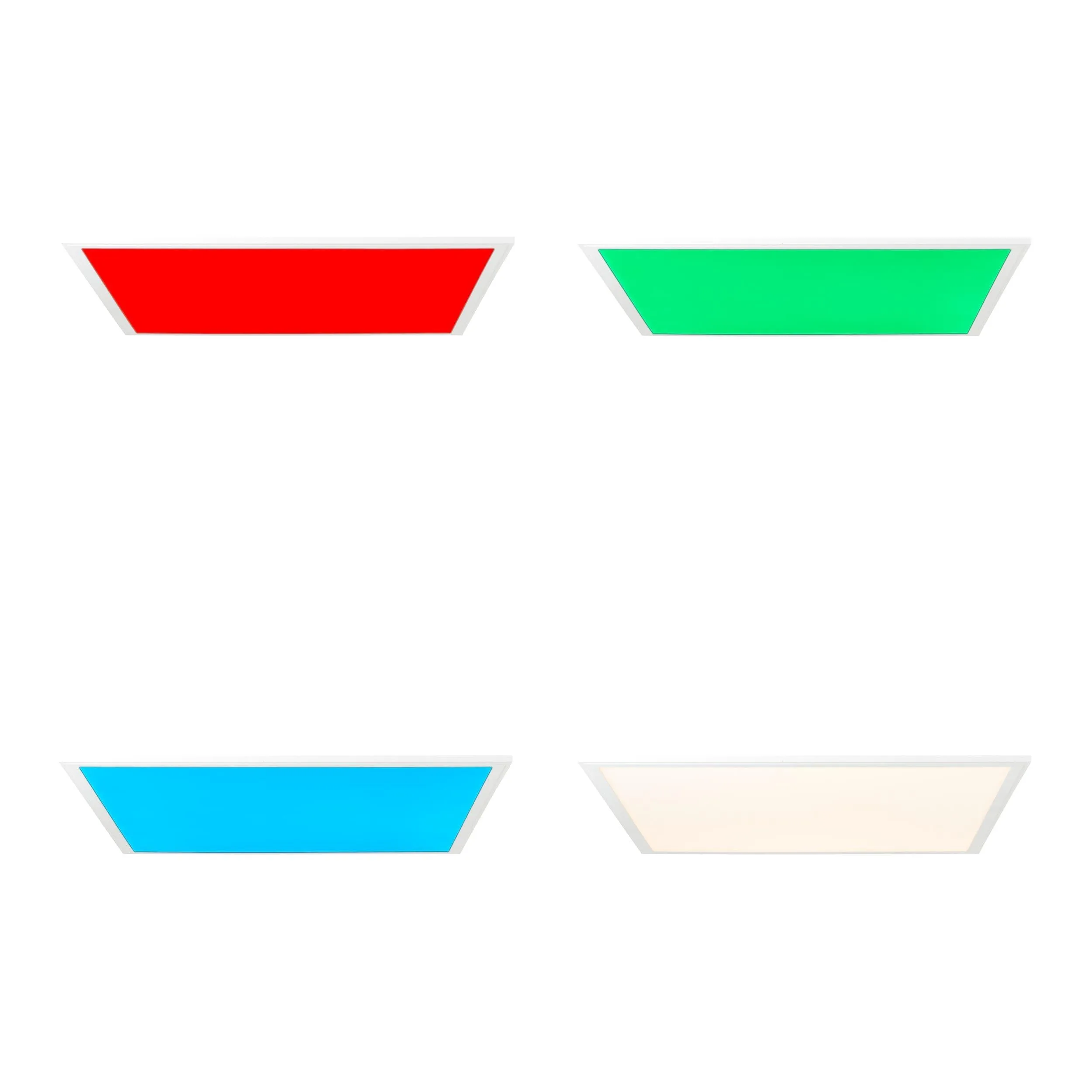 Brilliant 1 Light 40W Abie LED Square Ceiling Panel - White | G90319/05