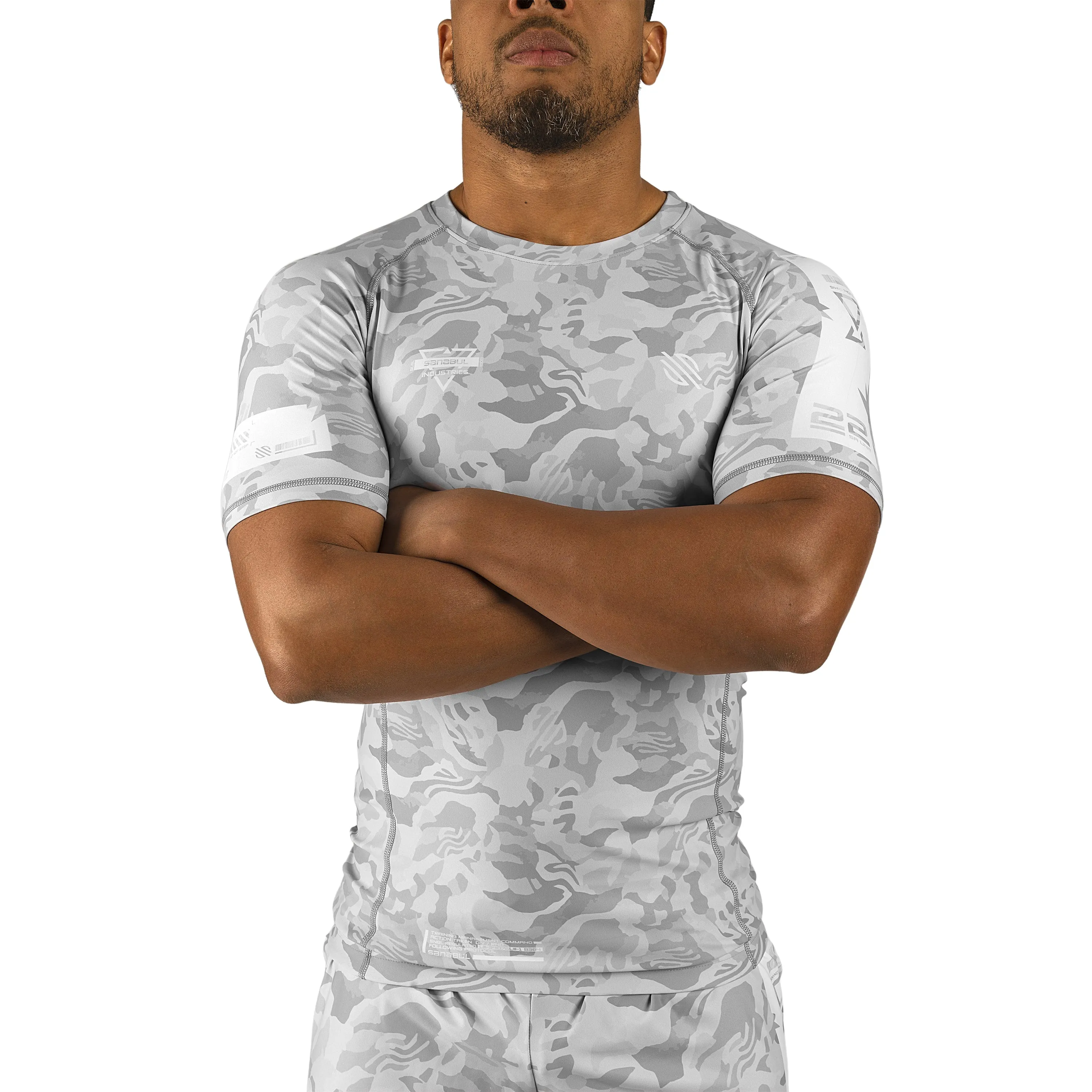 Camo Short Sleeve Rash Guard