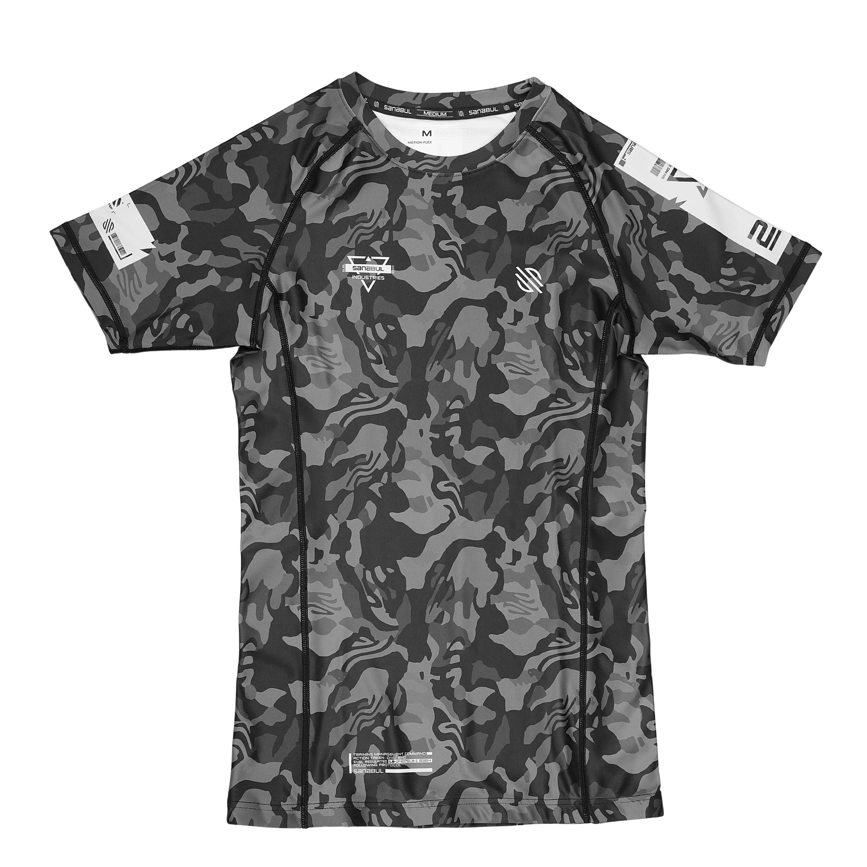 Camo Short Sleeve Rash Guard