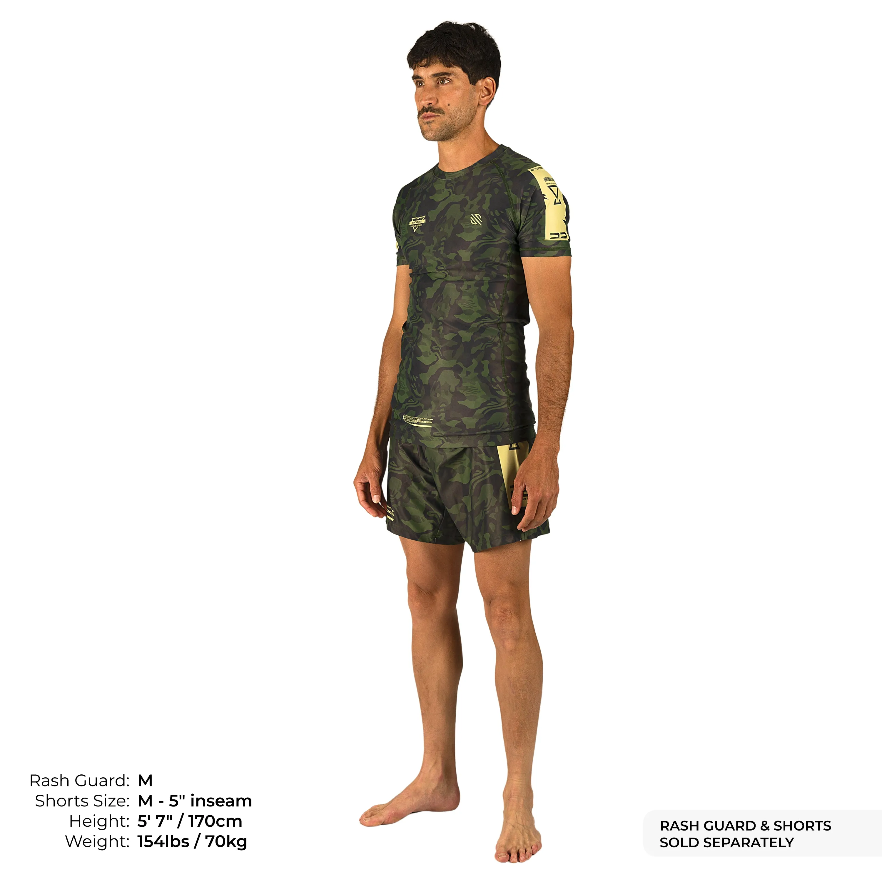 Camo Short Sleeve Rash Guard