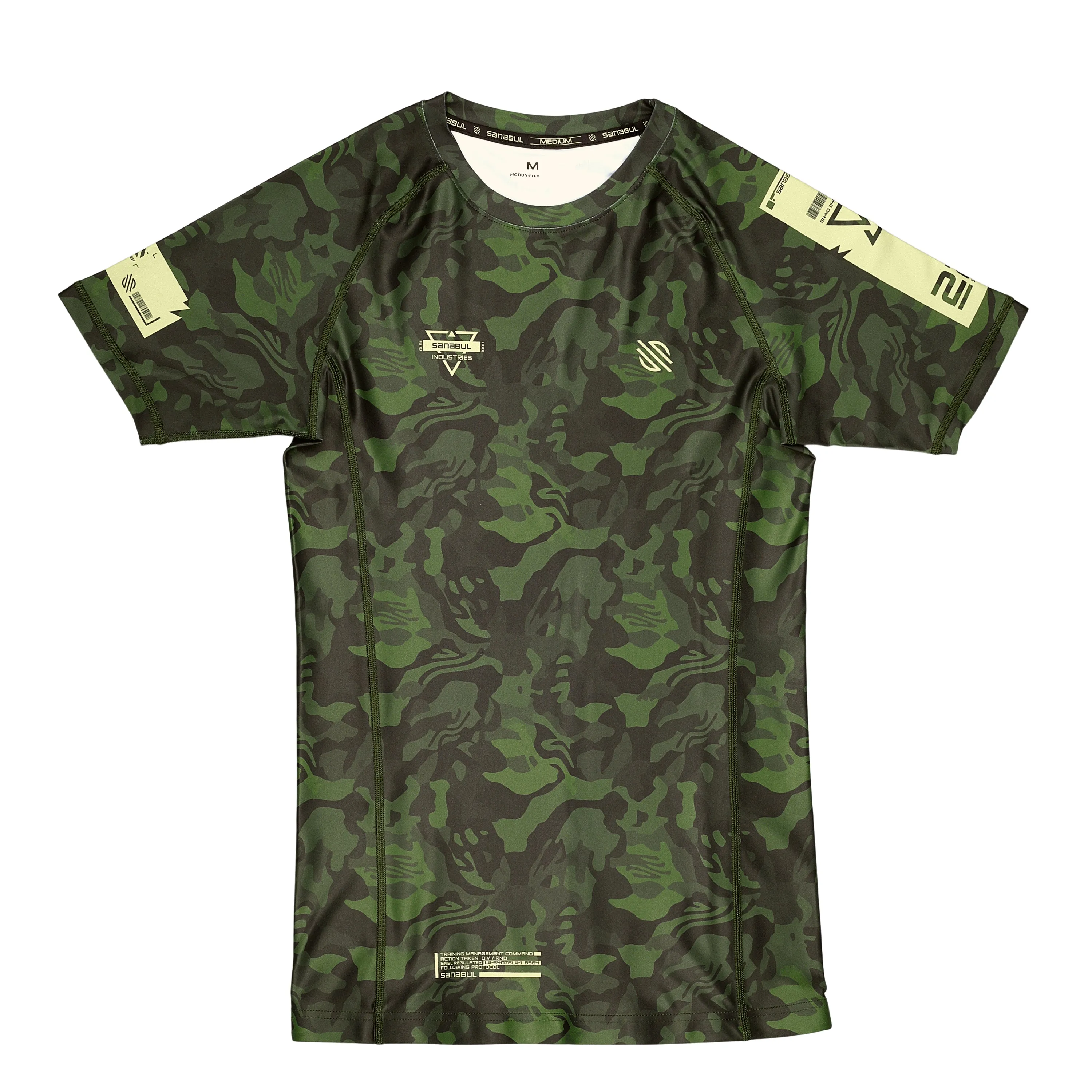 Camo Short Sleeve Rash Guard