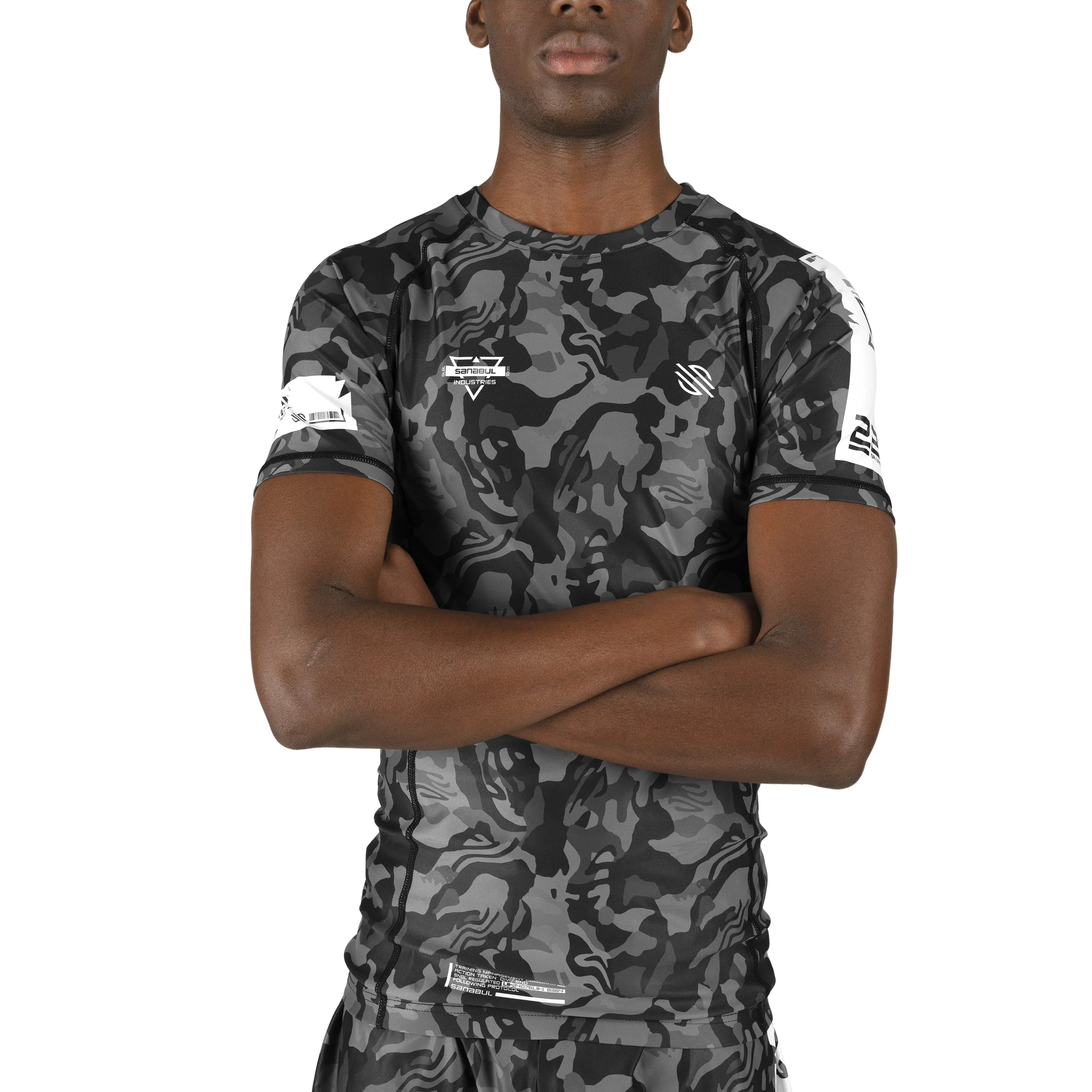 Camo Short Sleeve Rash Guard