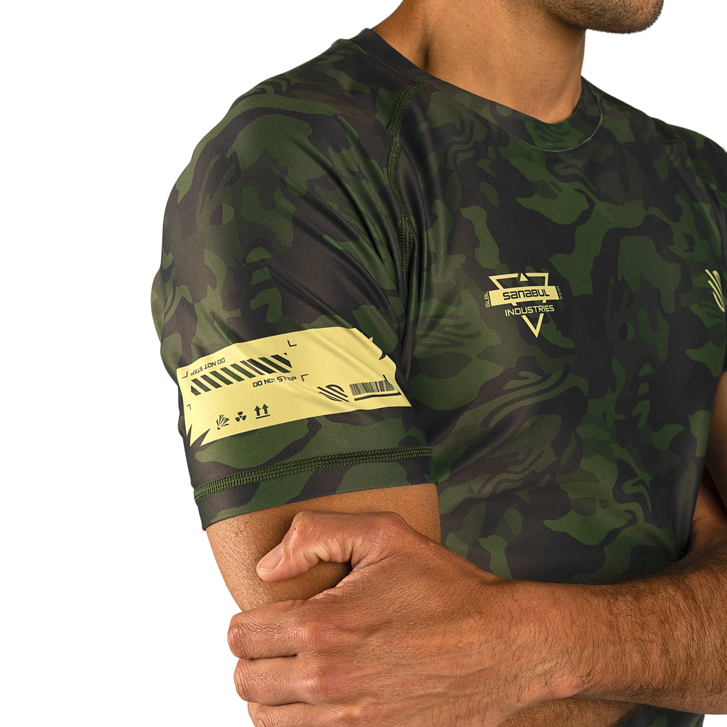 Camo Short Sleeve Rash Guard
