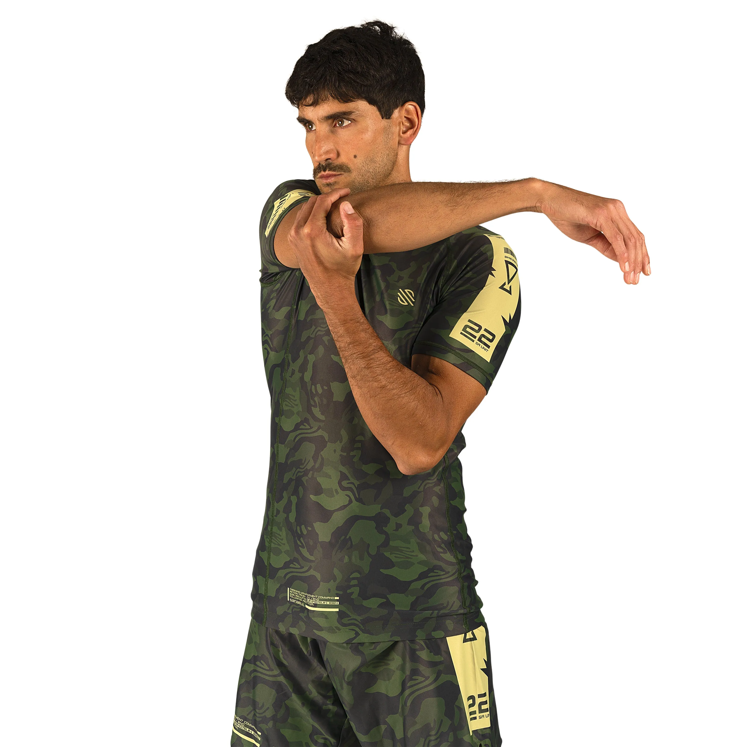 Camo Short Sleeve Rash Guard