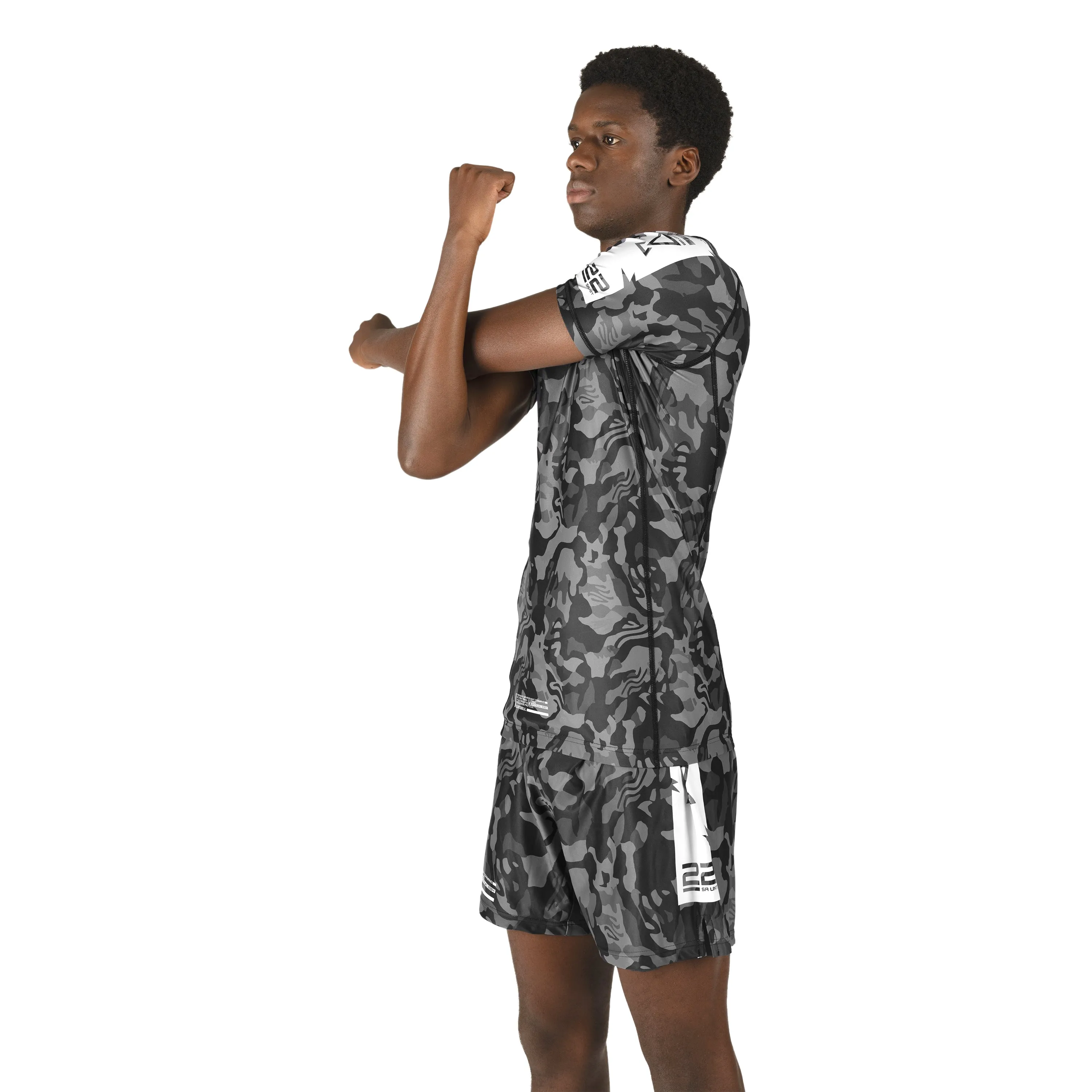 Camo Short Sleeve Rash Guard