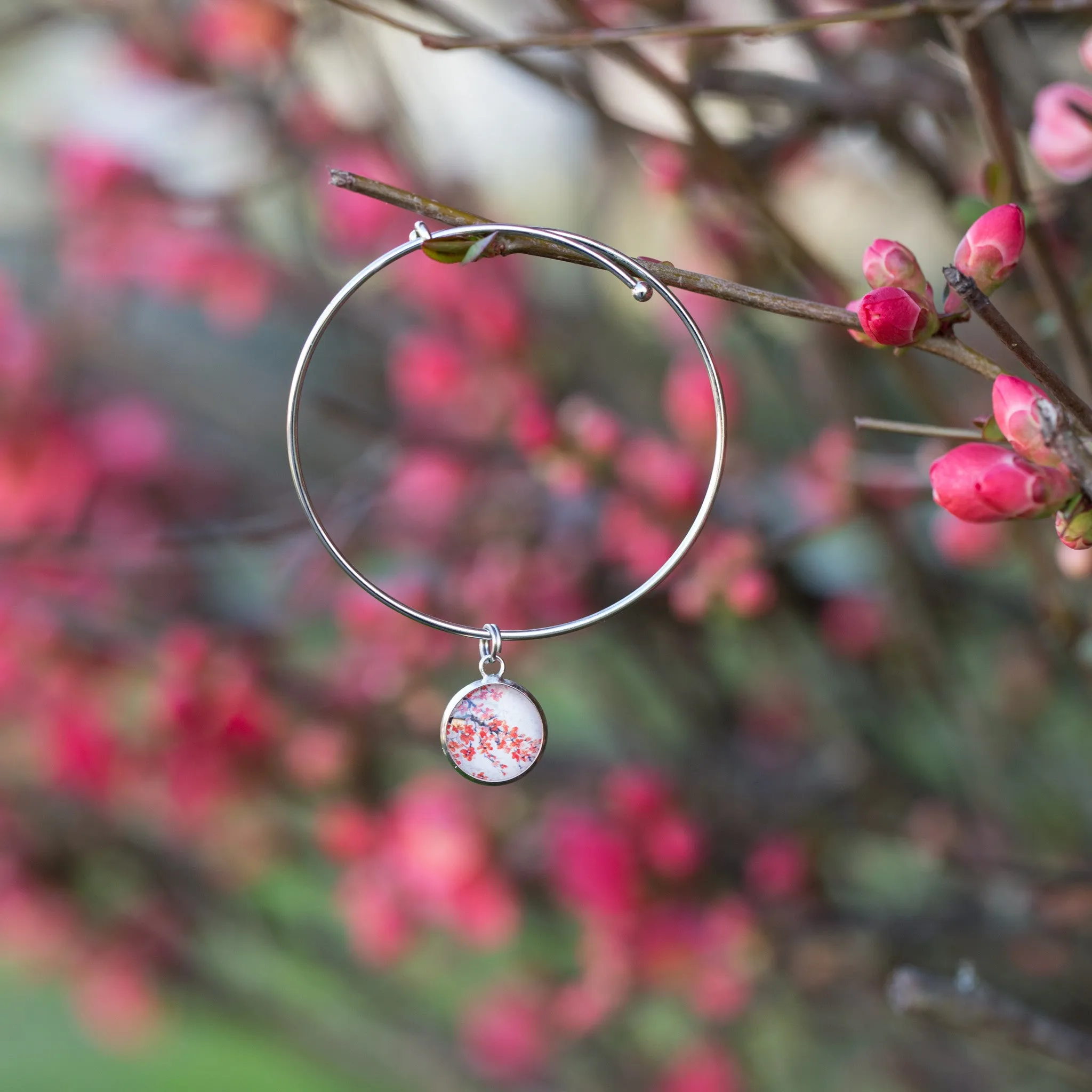 Cherry Blossom Adjustable Bracelet