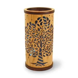 Cherry Veneer Column Light - Tree