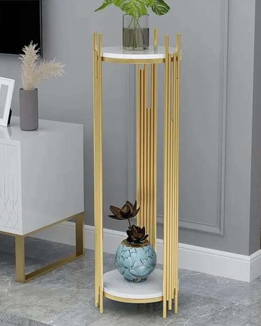Classy 2-Tier Long Pot Planter Stand | 9 x 28 inches