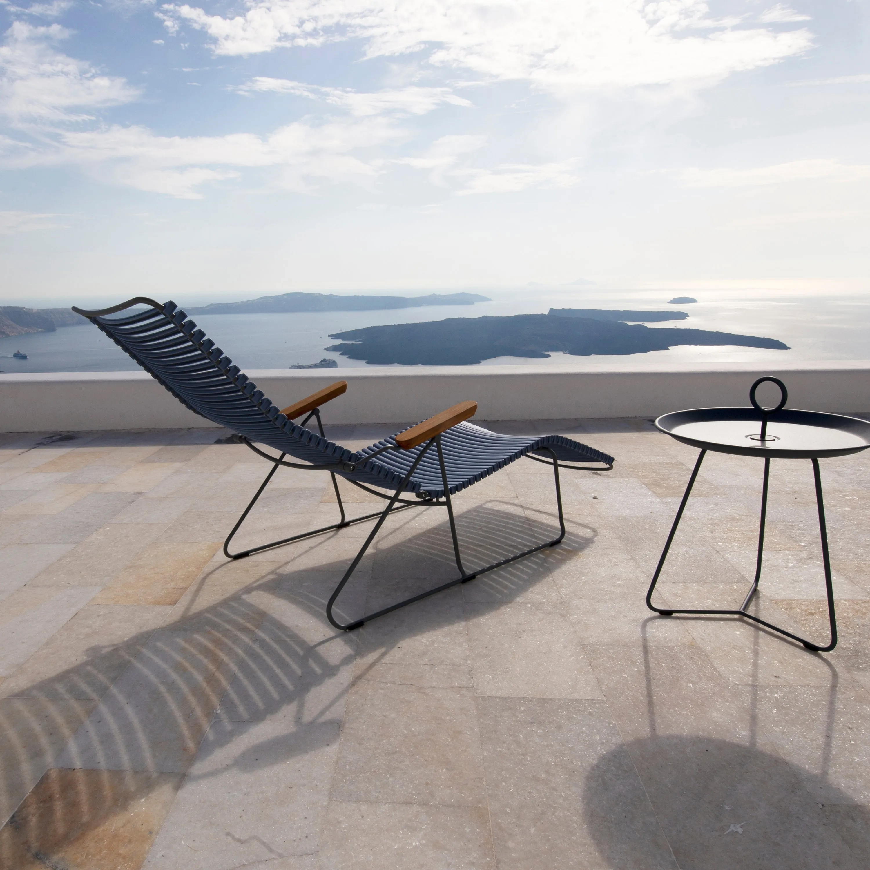 Click Outdoor Sunlounger