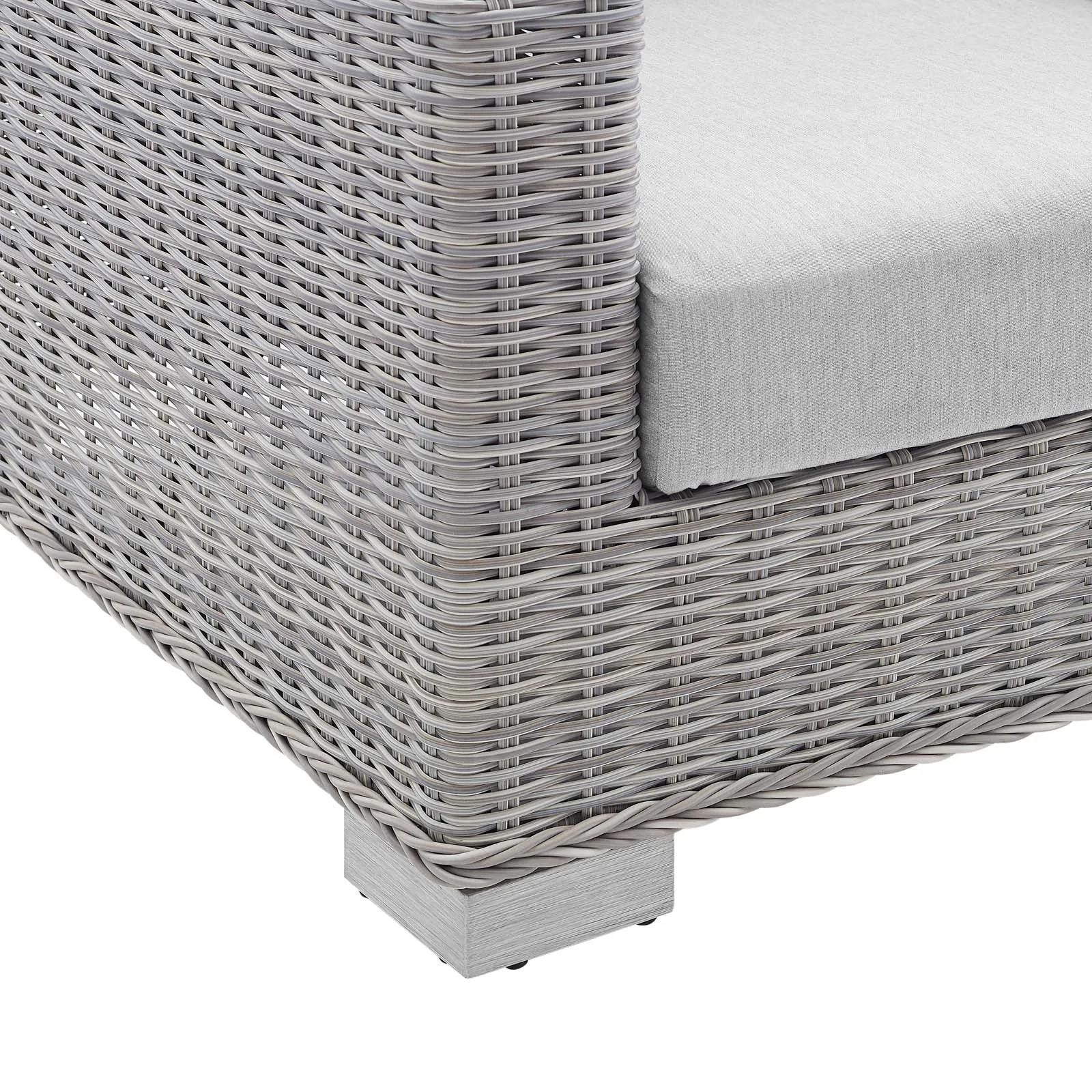Conway Sunbrella Outdoor Patio Wicker Rattan Sofa