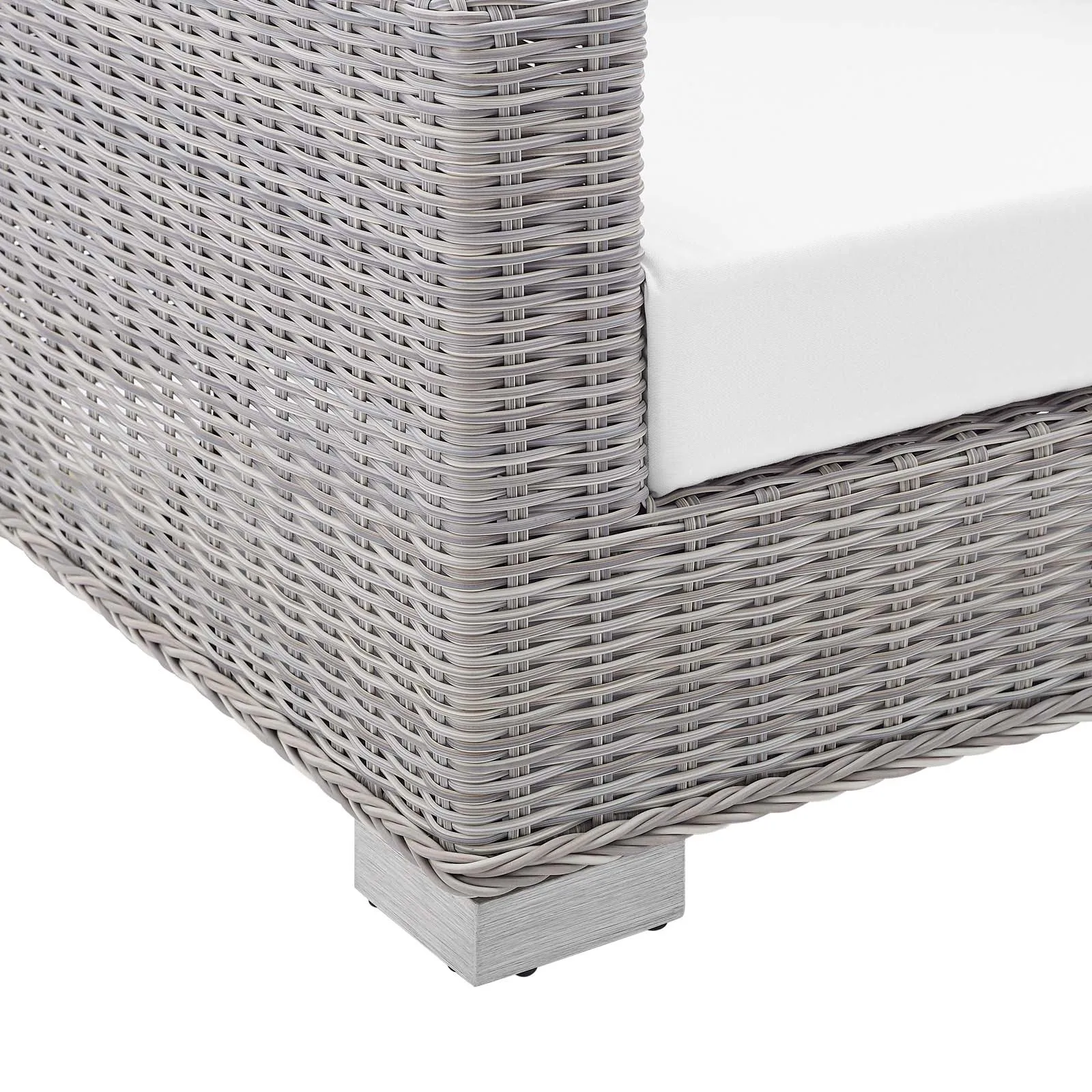 Conway Sunbrella Outdoor Patio Wicker Rattan Sofa