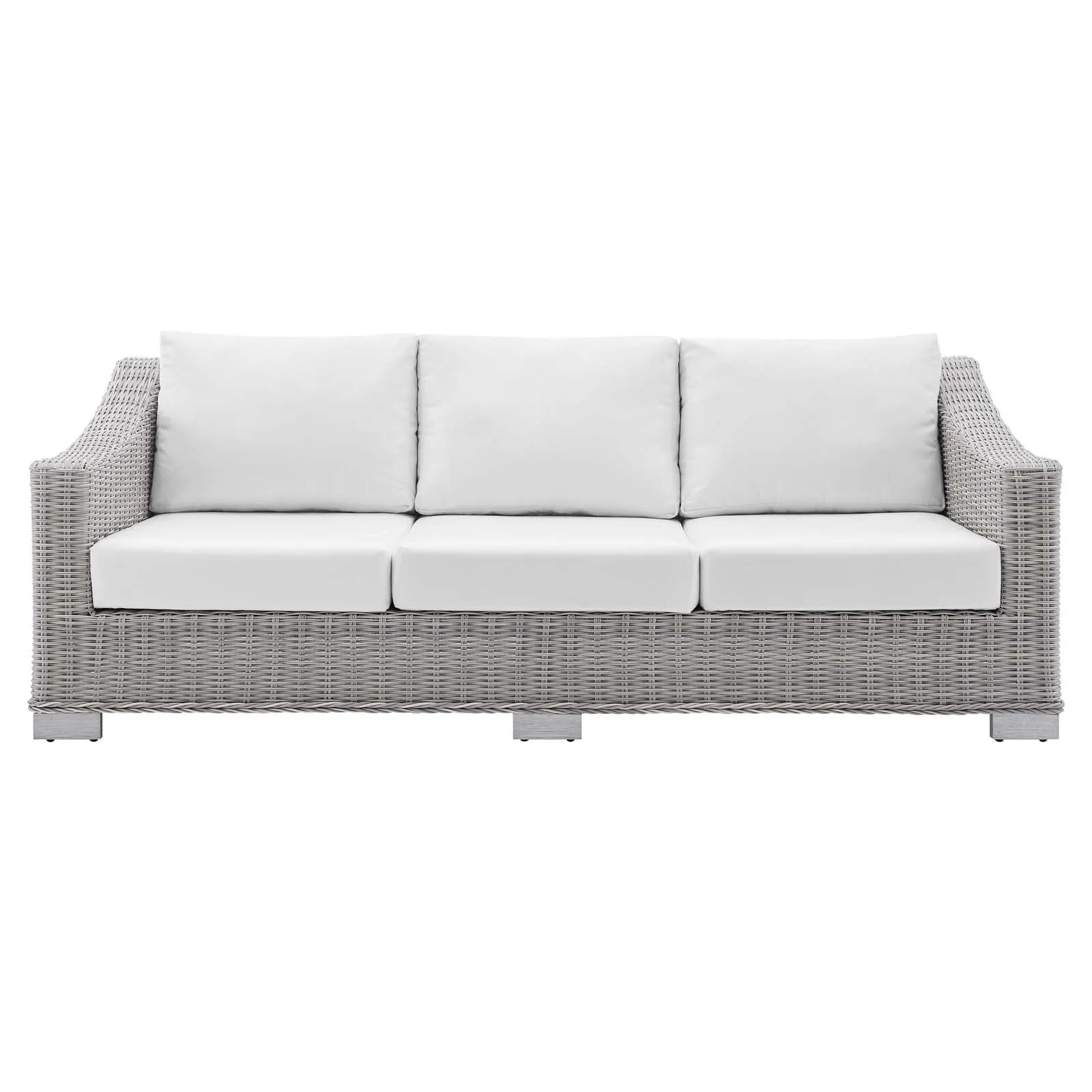 Conway Sunbrella Outdoor Patio Wicker Rattan Sofa