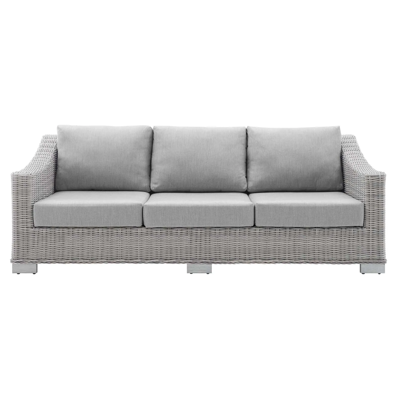 Conway Sunbrella Outdoor Patio Wicker Rattan Sofa