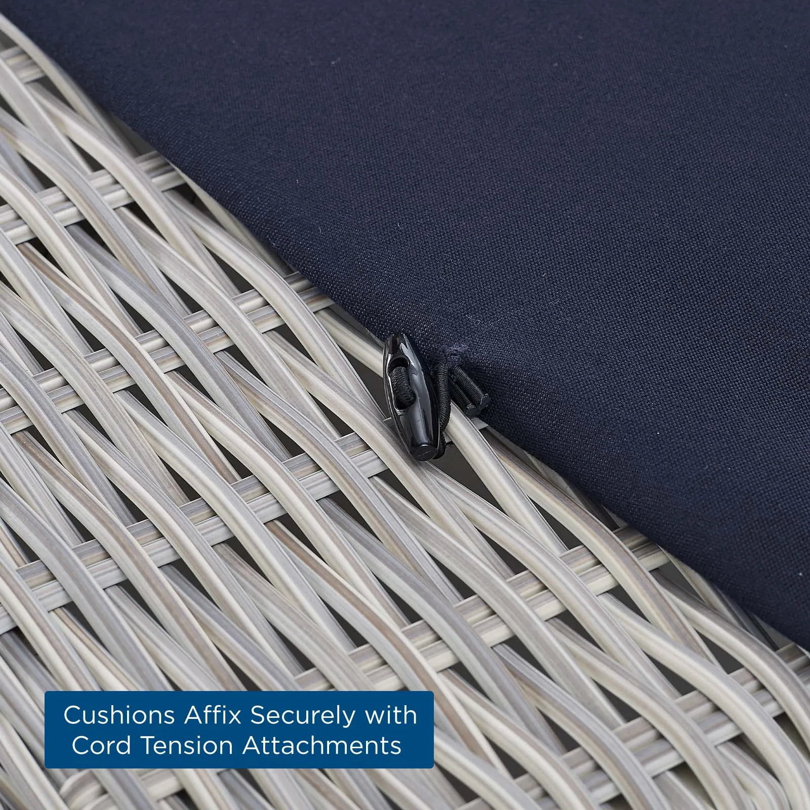 Conway Sunbrella Outdoor Patio Wicker Rattan Sofa