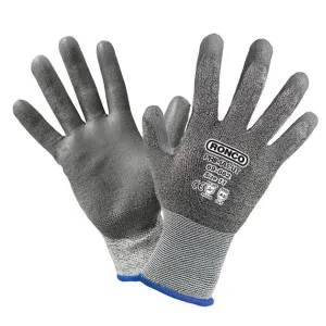 Cut Resistant Gloves - Ronco PrimaCut™ Polyurethane Coating, KO-Tech Yarn, Seamless Cuff, ANSI Cut Level A2, 69-882