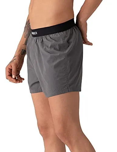 DAMENSCH Men's Cotton Boxers (Pack of 2) (DAM-ASP-SBX-LG-BAM-PACK-2-MIX-L_O.las Grey, Bali Mustard_L)