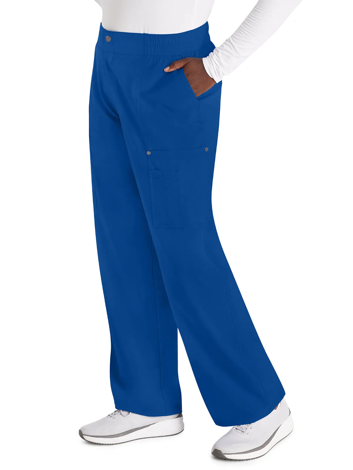 EDS Nxt - Women's Mid Rise Zip Fly Wide Leg Cargo Pant