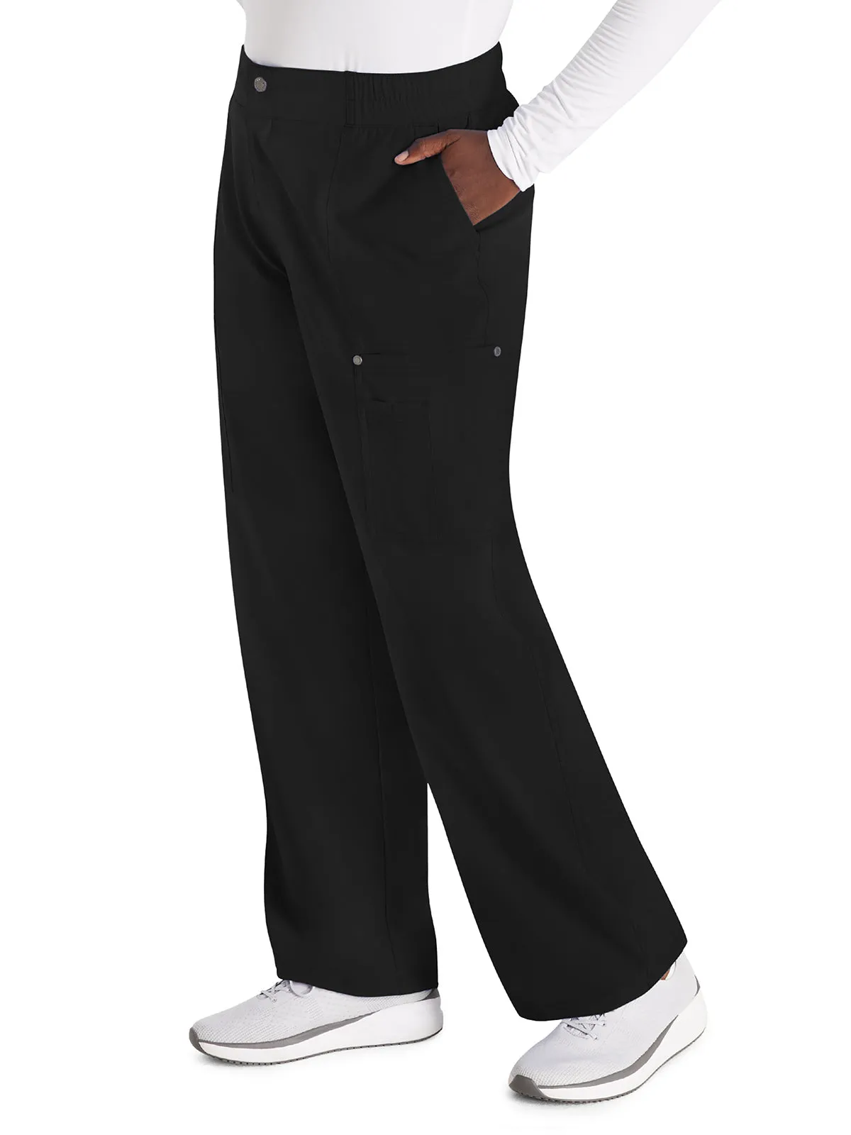 EDS Nxt - Women's Mid Rise Zip Fly Wide Leg Cargo Pant