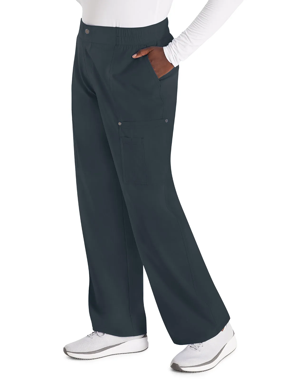 EDS Nxt - Women's Mid Rise Zip Fly Wide Leg Cargo Pant