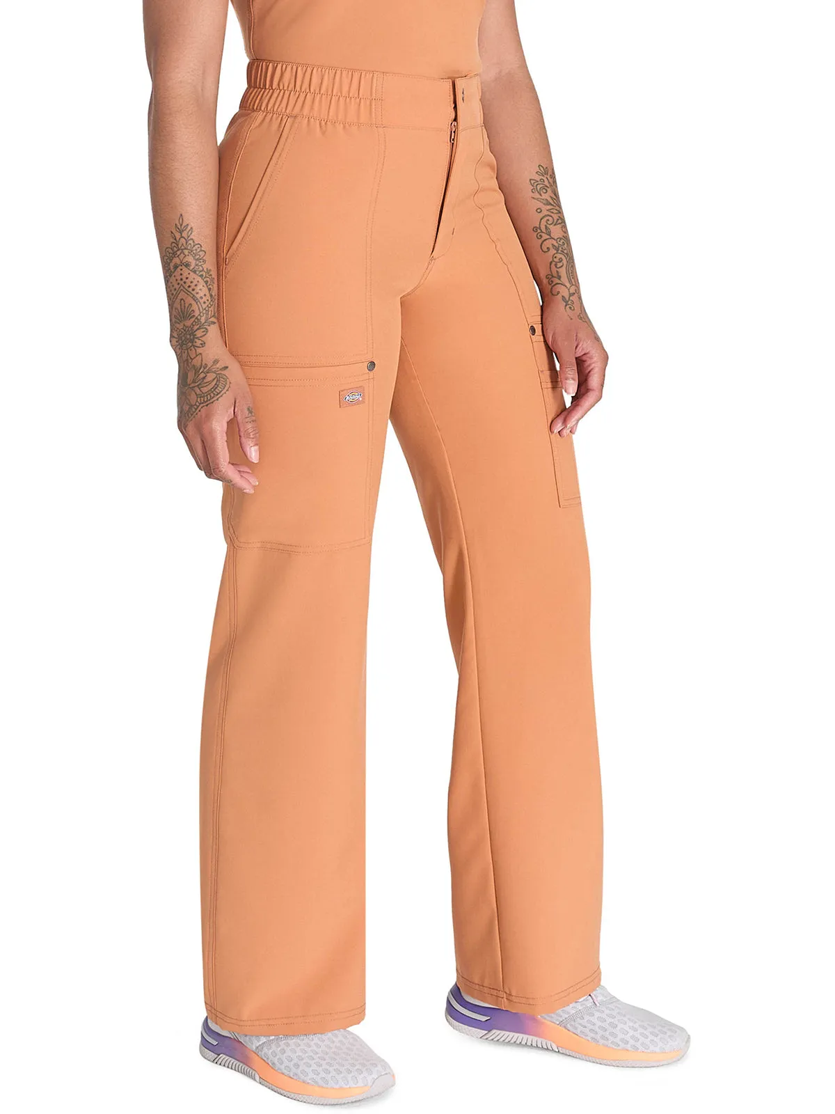 EDS Nxt - Women's Mid Rise Zip Fly Wide Leg Cargo Pant