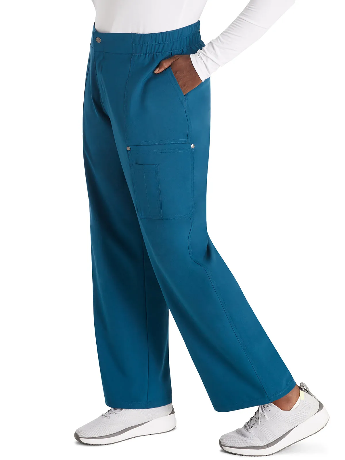 EDS Nxt - Women's Mid Rise Zip Fly Wide Leg Cargo Pant