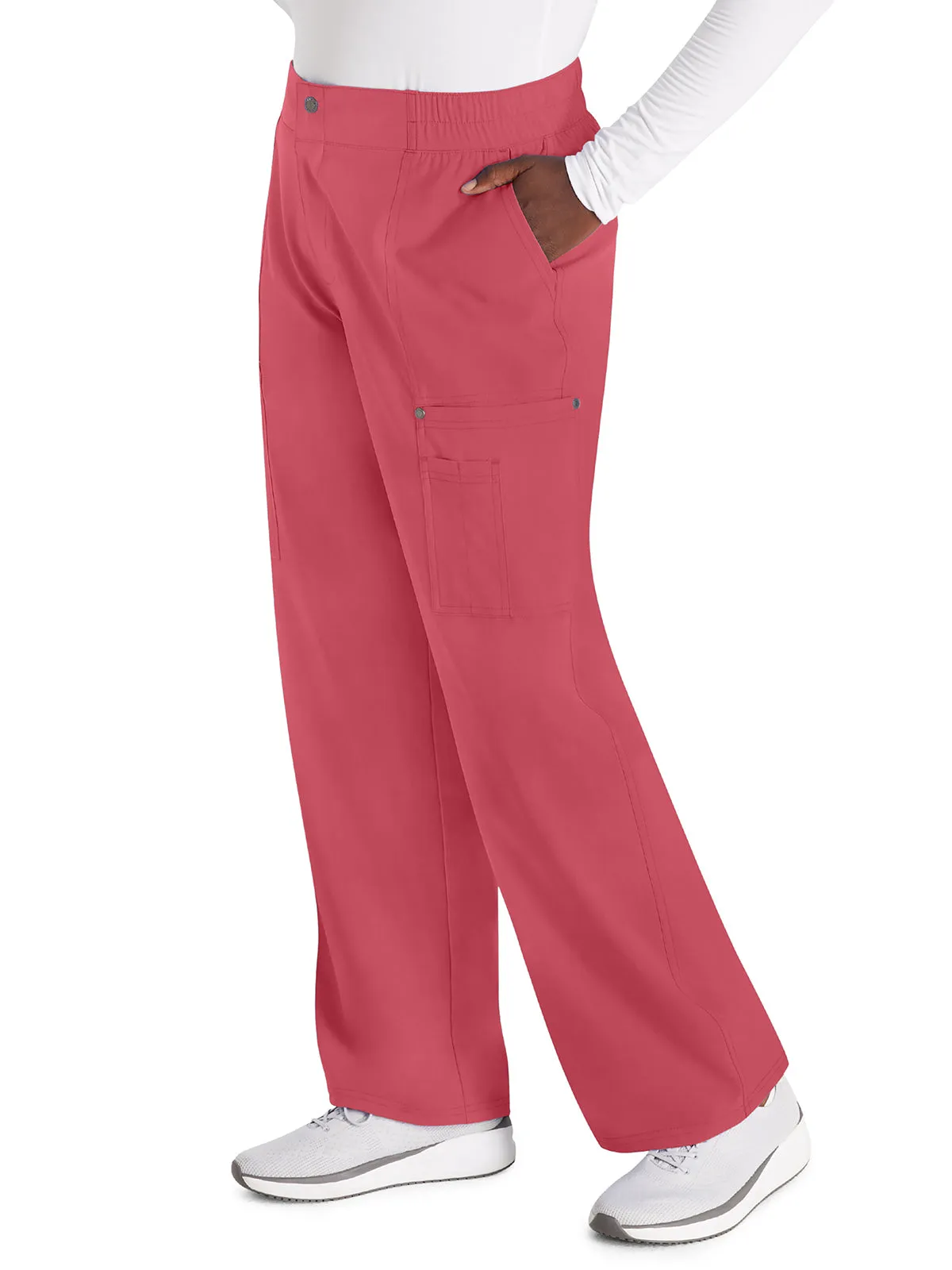 EDS Nxt - Women's Mid Rise Zip Fly Wide Leg Cargo Pant