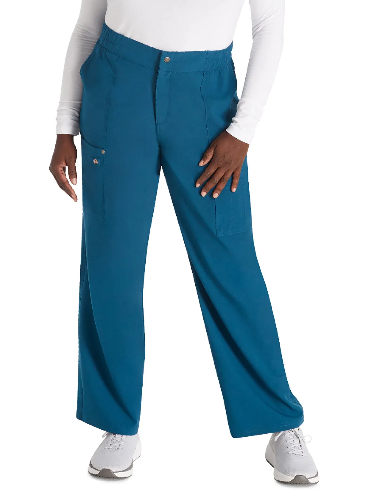 EDS Nxt - Women's Mid Rise Zip Fly Wide Leg Cargo Pant