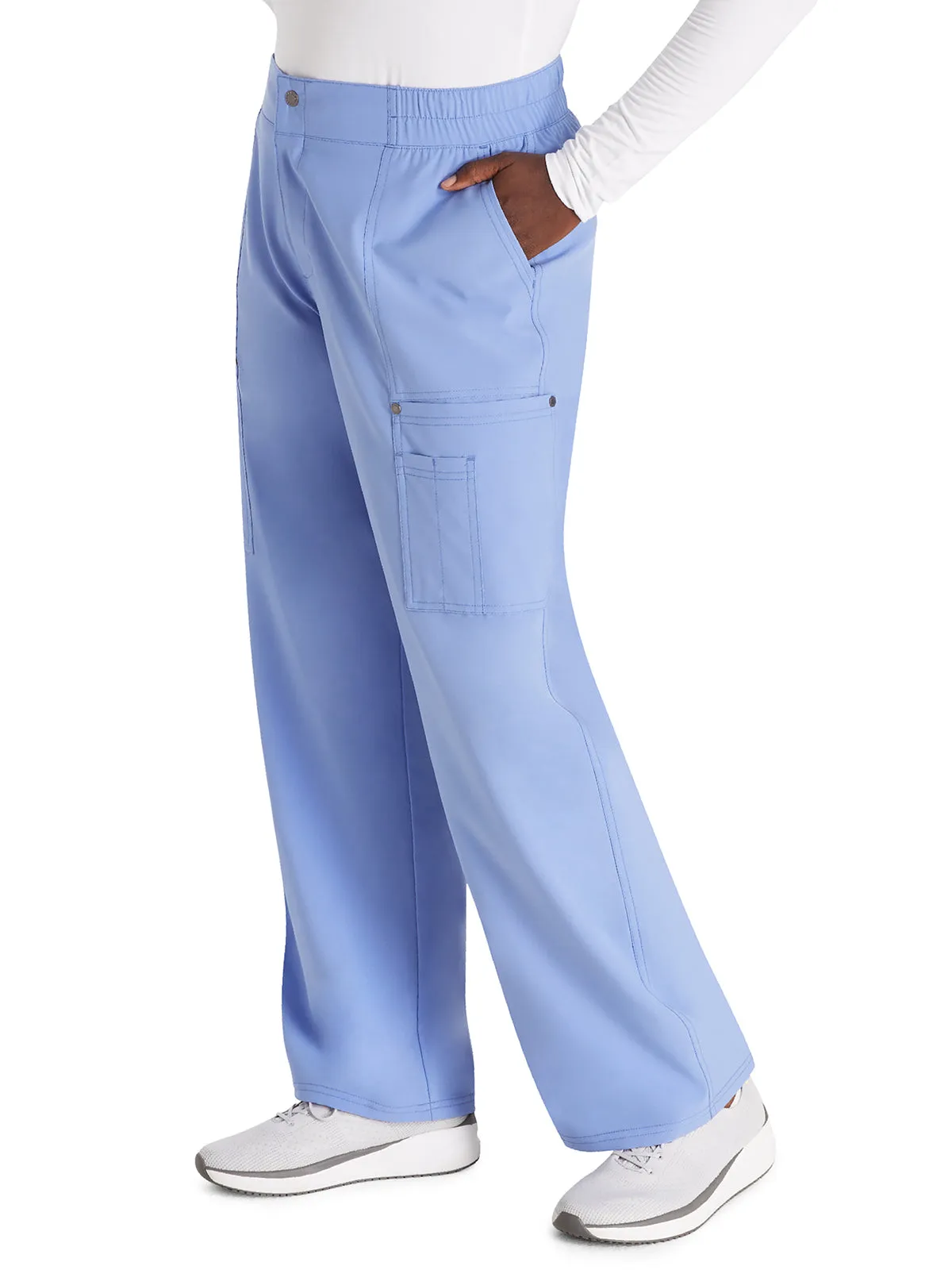 EDS Nxt - Women's Mid Rise Zip Fly Wide Leg Cargo Pant