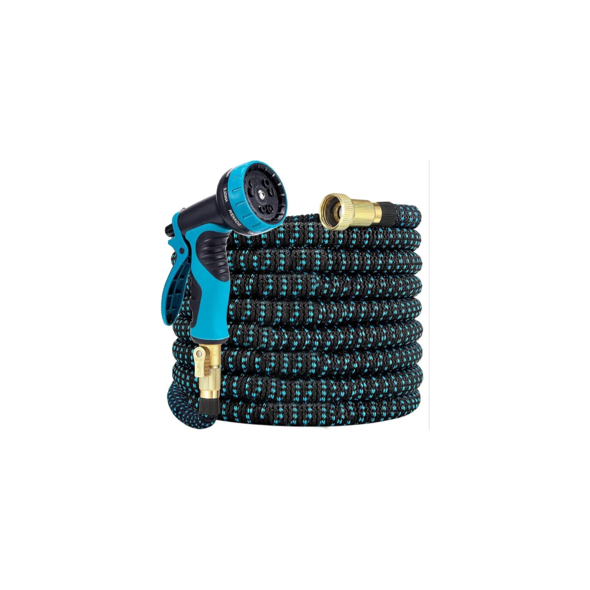 Expandable 30M Garden Hose Pipe - 10-Function Spray Nozzle, No Kink JG115