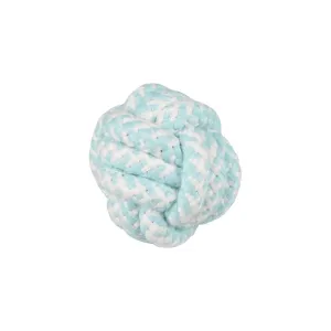 Flamingo Small Dog Cub Rope Ball Ivar Green Dog Toy 6cm