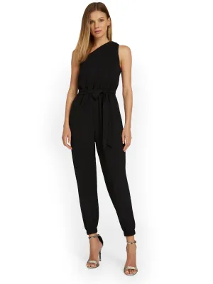Gilli One-Shoulder Belted Jumpsuit - Brands We Love