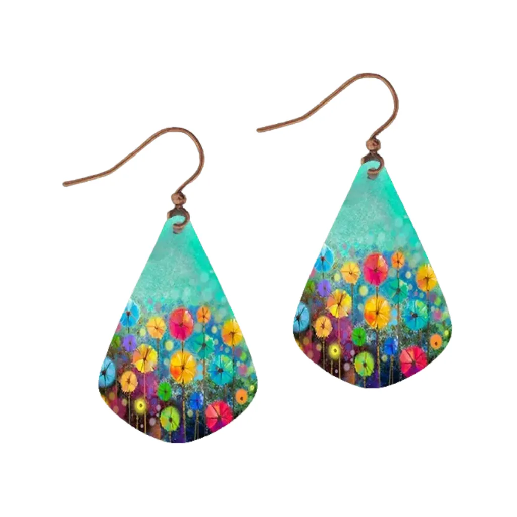 Illustrated Light DC Designs Earrings - JE Collection