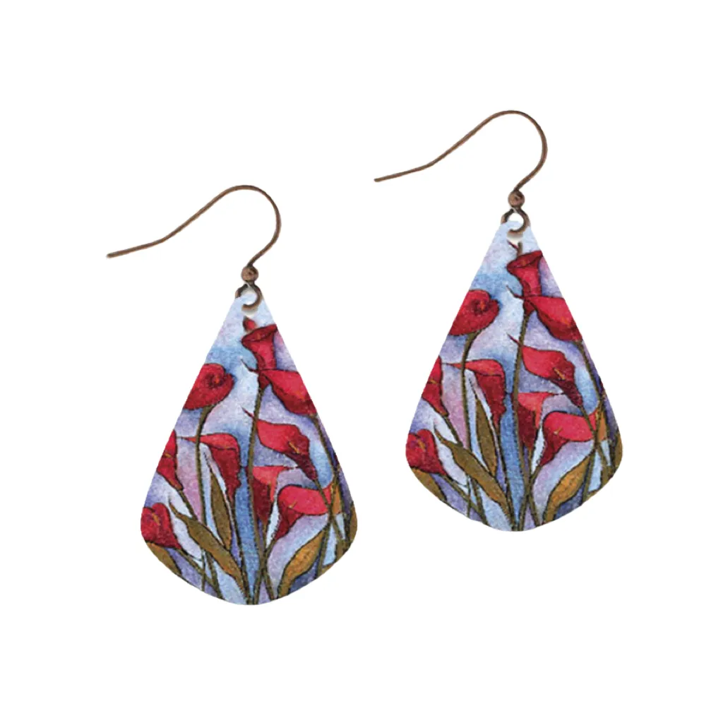 Illustrated Light DC Designs Earrings - JE Collection