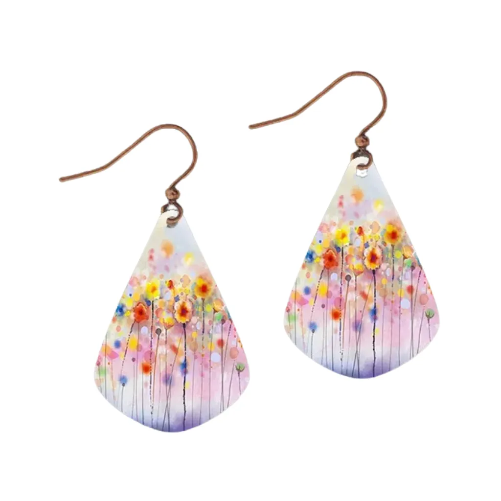 Illustrated Light DC Designs Earrings - JE Collection