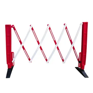 JW-RB-010F Red/White Expandable Safety Barrier Gate