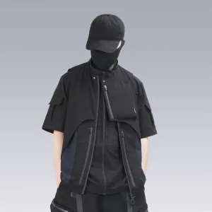 Layered Tactical Zip Vest