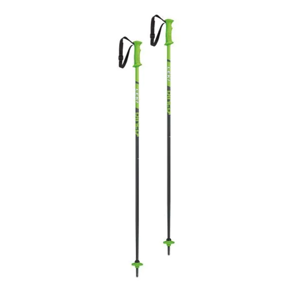 Leki Rider Jr Aluminum Alpine Ski Poles | Red, Blue, Purple, Green - DISCONTINUED