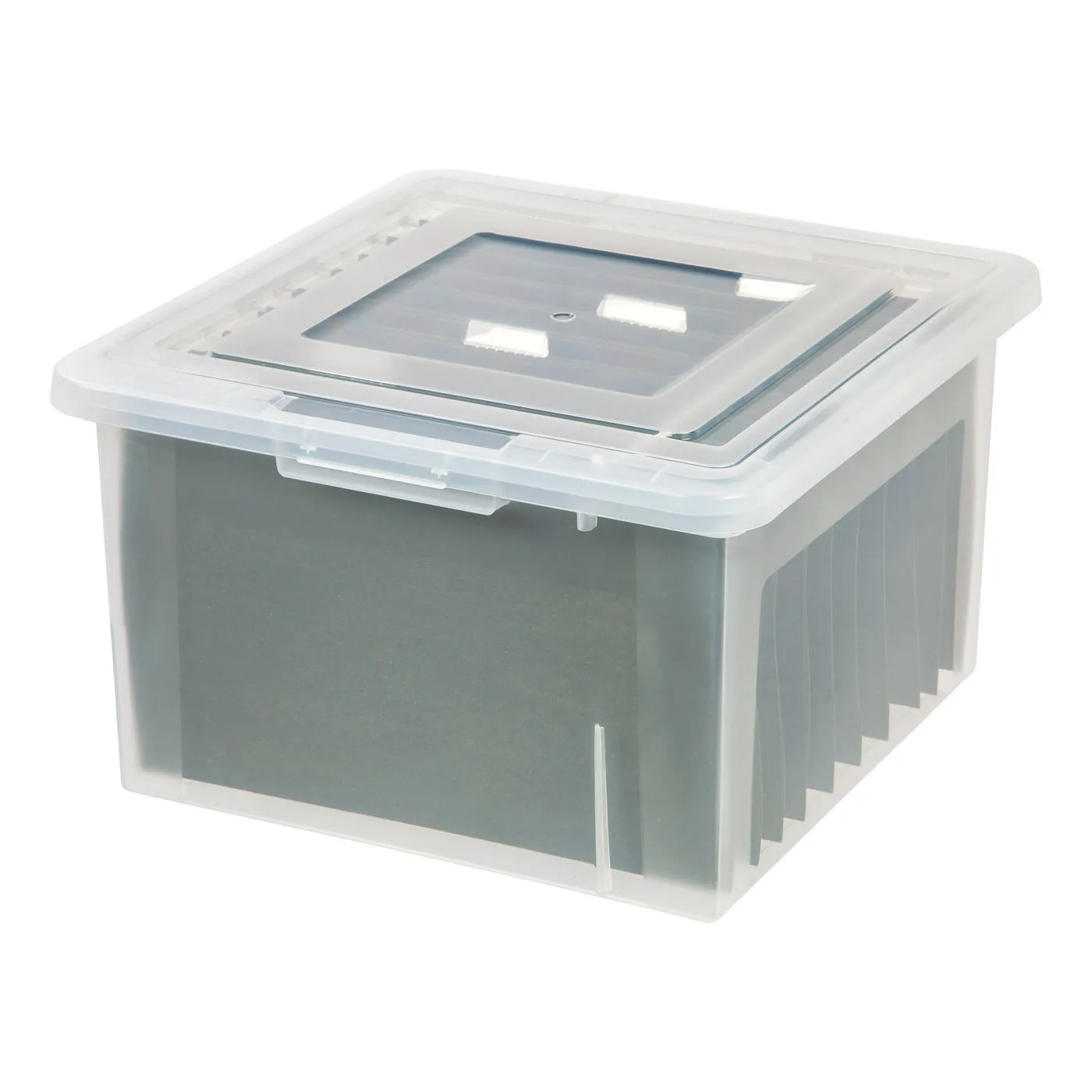 Letter and Legal Snap Lid File Box - 38 QT