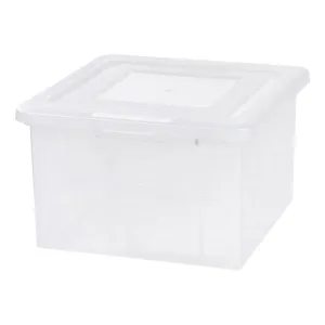 Letter and Legal Snap Lid File Box - 38 QT